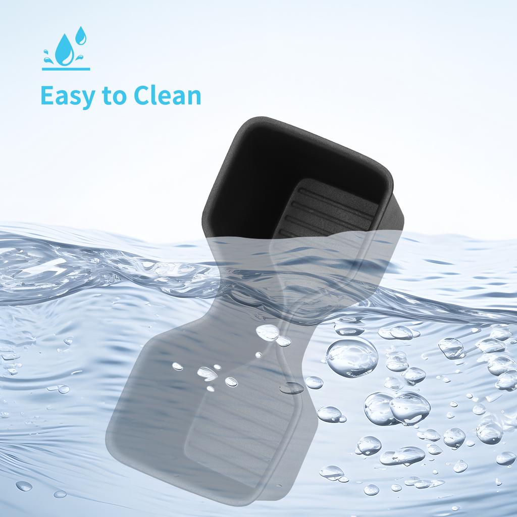 For Hyundai Santa Fe 6/7 Seats 2024-2026 (3 Row Only) Door Side Cup Holder Insert Cup Box Shock-Absorbing Storage TPE Tidying