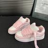 Scarpe da ginnastica rosa di nicchia ins alla moda primavera nuovo senso del design sportive e per il tempo libero scarpe a pane
