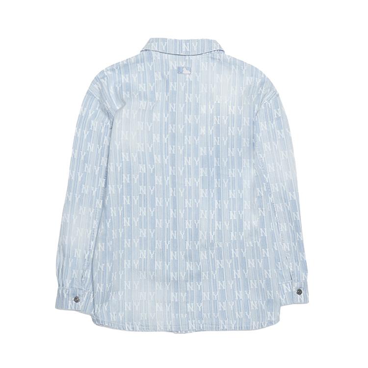 New MLB New York Yankees Old Flower Shirt Unisex Light Blue 3ADRM1051-50BLL