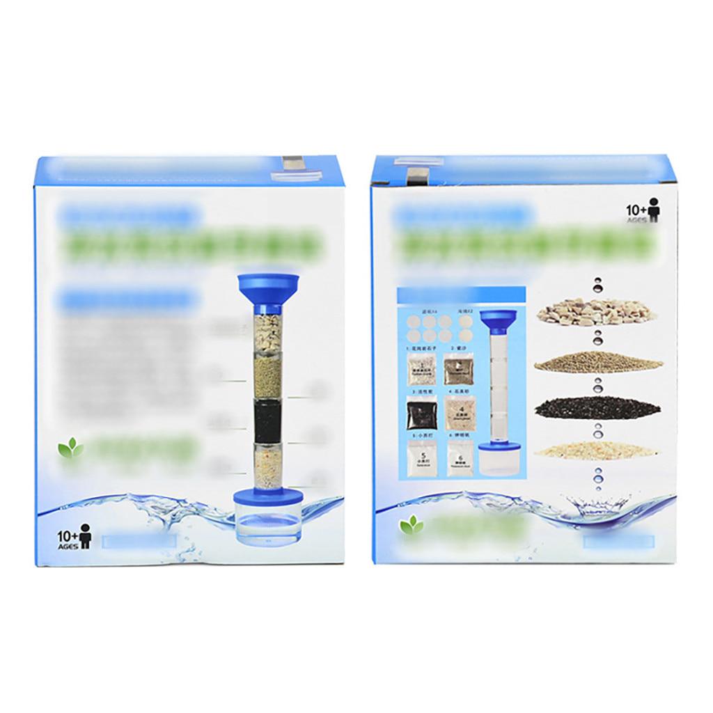 Kit scientifique de bricolage pour l'eau propre, jouets éducatifs, expérience scientifique, technologie, jouets scientifiques amusants