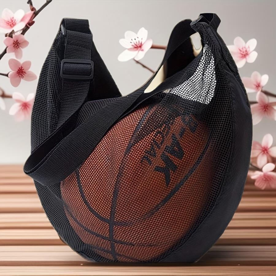 

Basketball Bag Large Capacity Shoulder Body Bag Sports Training Ball Storage Bag Basketball Bag Volleyball Net Bag Fitness Bag чёрный