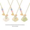 Elegant Hetian Jade Heart Necklace: Women's Creative s925 Silver Enamel Clavicle Chain