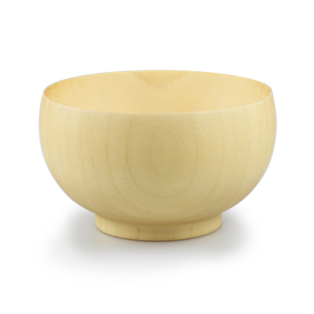 

Fujishiro Kogei Wooden Soup Bowl, Dishwasher Safe, Nanotechno Glass Coating (Hotei Bowl)