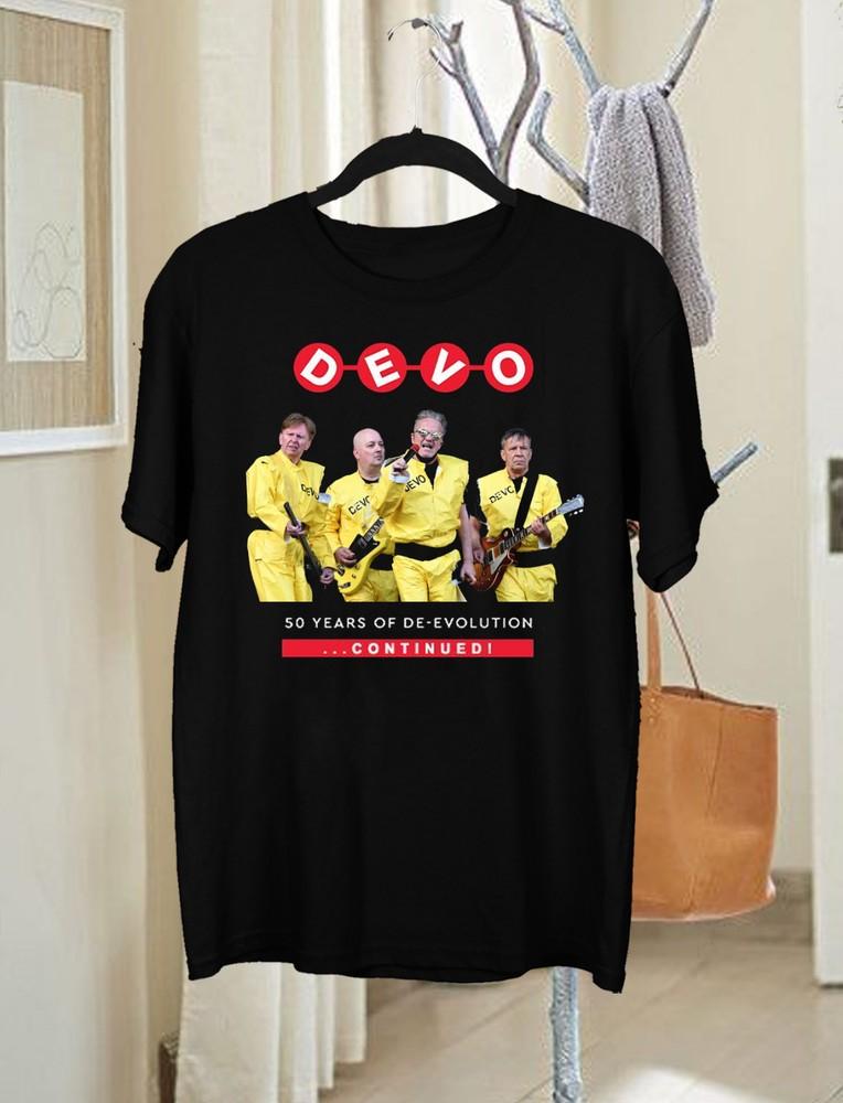 DEVO Set to Kick Off 2025 North American Tour Black T Shirt All Size Unisex T-Shirt XL