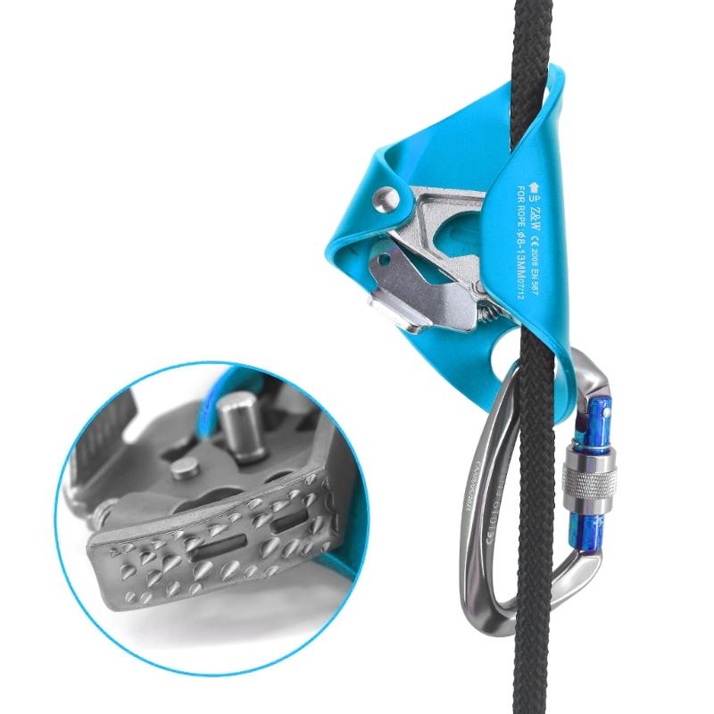 Rock Climbing Chest Ascender Abdominal Risers Rope Clamp Climbing Gear Durable