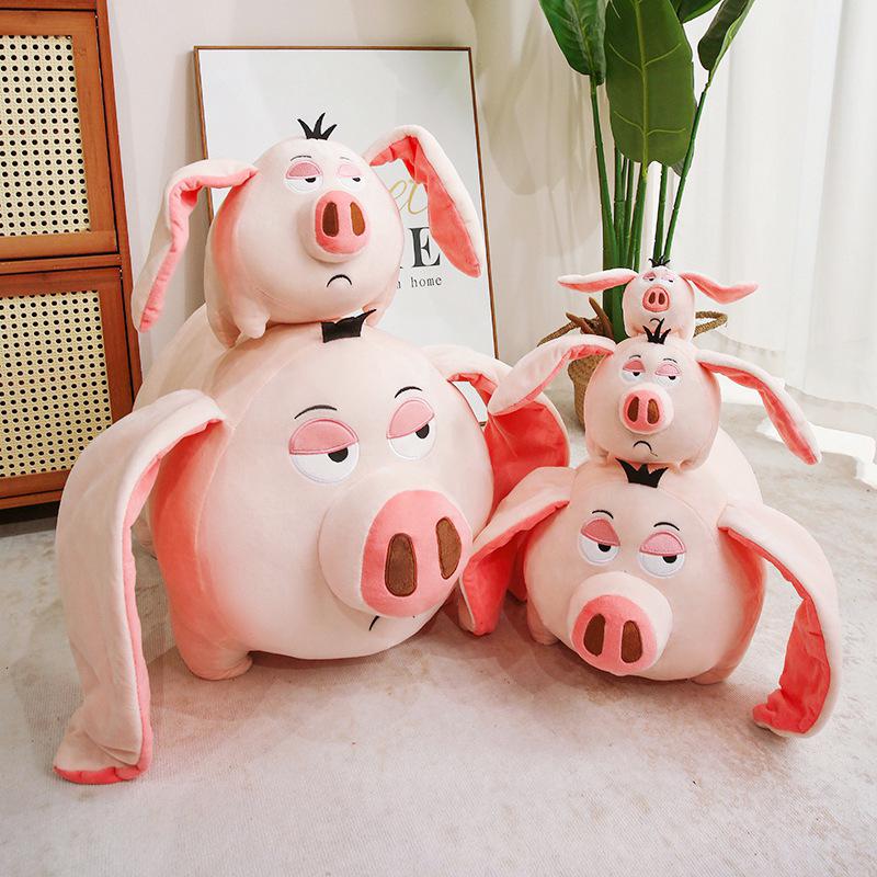 Nezha Flying Pig Plush Pillow - Cute Taiyi Zhenren Mount, Perfect Gift 