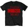 Black Faith No More Red Logo Official Tee T-Shirt Mens Unisex