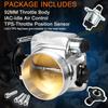 92mm/102mm Billet Aluminum Throttle Body With TPS Sensor For LSX LS1 LS2 LS3 LS6 Car Modification Parts Black TT102152 High Flow