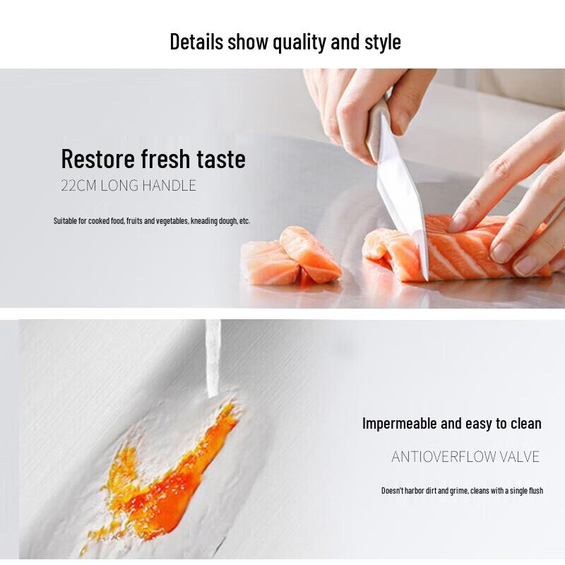 Velosan Double-Sided Stainless Steel Cutting Board