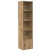 VidaXL Bibliothèque chêne artisanal 31x24x127 cm bois d'ingénierie, étagère à livres, support de rangement, support à 860354