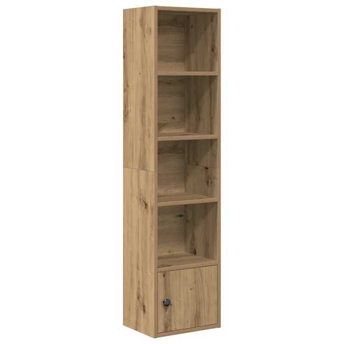 VidaXL Bibliothèque chêne artisanal 31x24x127 cm bois d'ingénierie, étagère à livres, support de rangement, support à 860354
