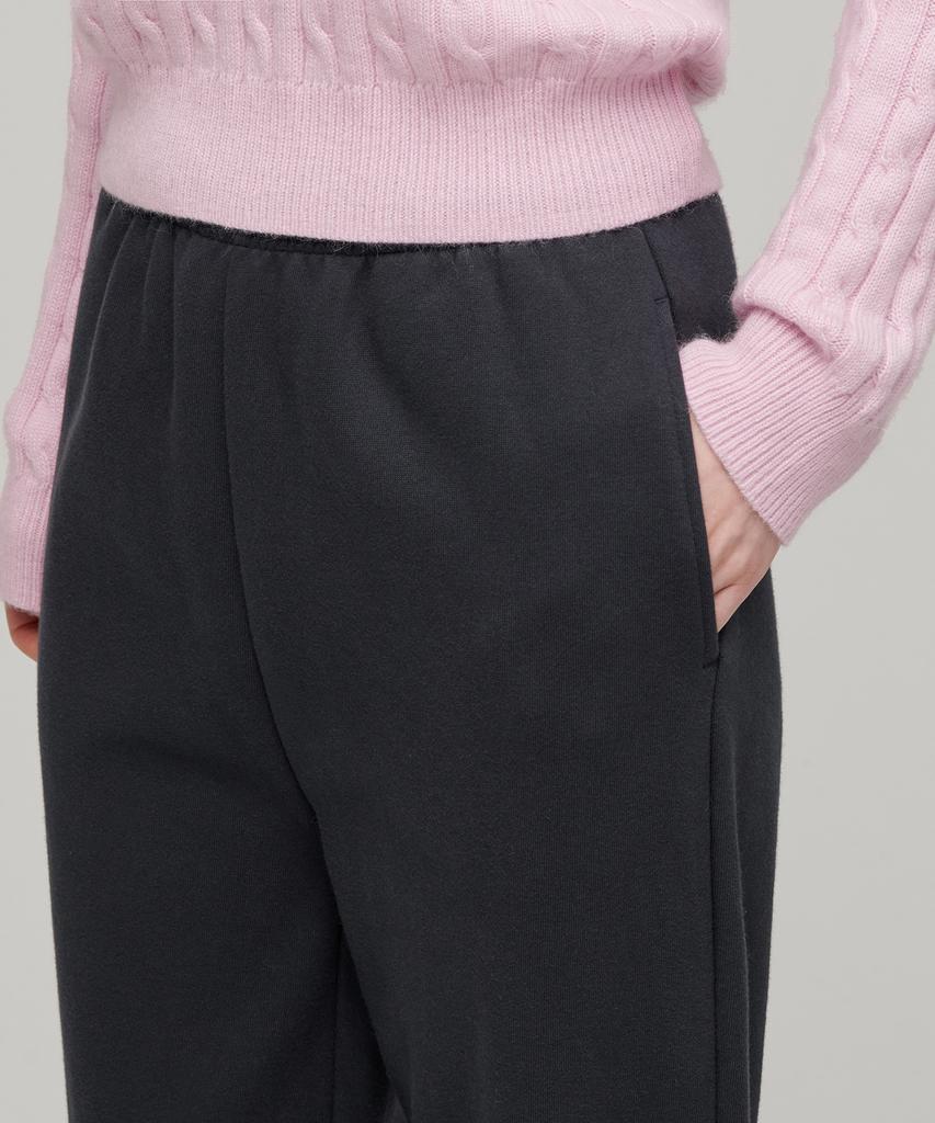 MUSINSA STANDARD WOMAN Women'S Brushed Relaxed Lounge Sweatpants [Dark Gray]