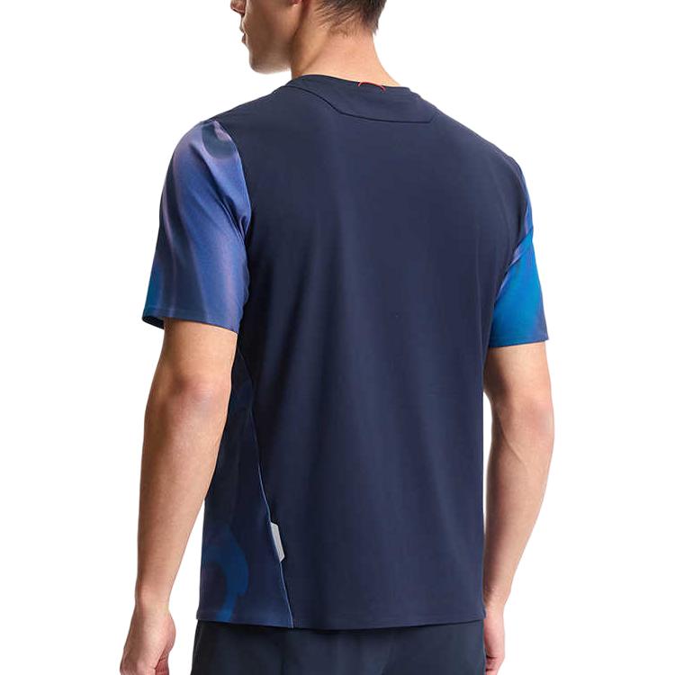 Fila Ciclism Seria Sporturi în Aer Liber Protecție Solară Tricou Tricotat cu Mânecă Scurtă Gât Rotund Bărbați Topuri A11M528101F-ZA