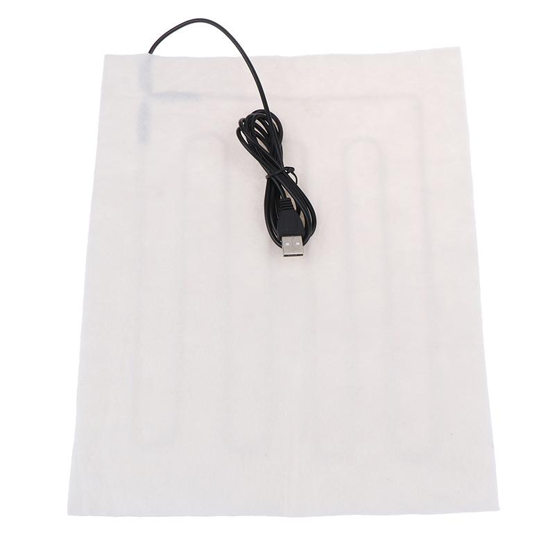 Tampone Riscaldante USB Foglio Riscaldato Pieghevole Cuscino Riscaldante per Sedile Auto Scaldasedile Impermeabile Animale Domestico Rettile Animale Inverno Caldo Tappetino Riscaldante