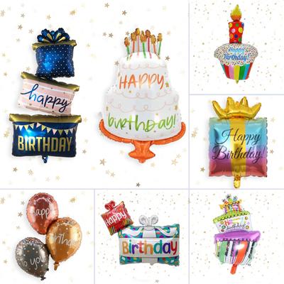 Birthday Party Balloon DIY Scene Layout Various Styles Birthday Cake Inflatable