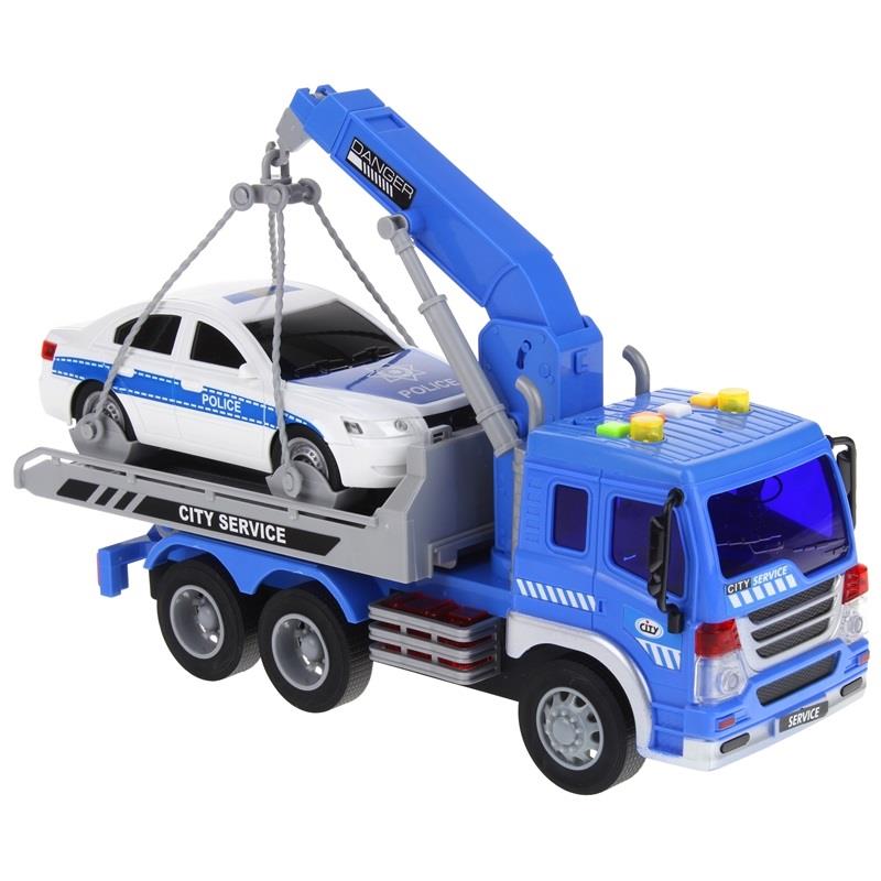 Truck Tow Truck Car Crane Vehicle Police Car Sound