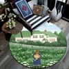 Anne Cartoon Pattern Round rug,Carpet Rug for Living Room Bedroom Playroom ,Non-slip Floor Mat,Holiday Gifts and Birthday Gifts.