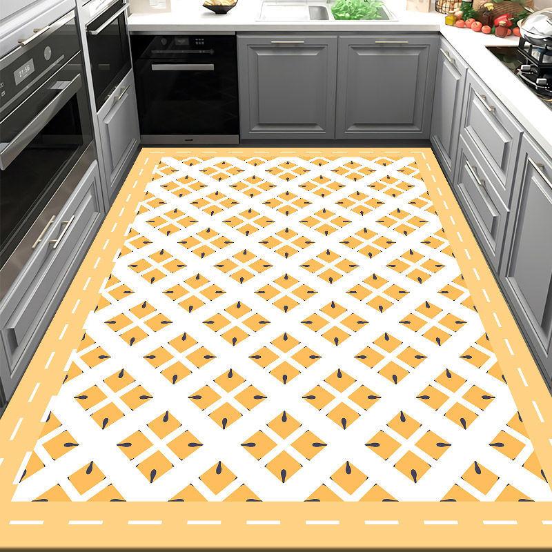Idyllische Küchenbodenmatte absorbiert Wasser und Öl, bedeckt mit Kieselgur-Bodenmatte, pflegeleicht zu Hause, schmutzabweisender und rutschfester Boden