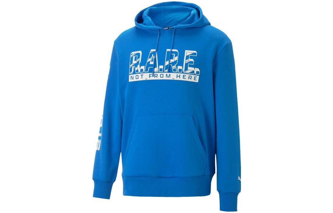 PUMA Sweatshirts Men s Blue Hooded Moderate Regular 538003-01 M
