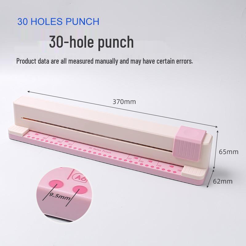A4 Multi-Function Hole Puncher & Binder for Office/Student Use