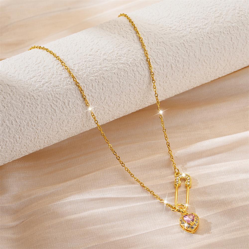 Simple Fashion Titanium Steel Women's Necklace - Non-fading, Luxurious, Versatile, Korean Style Clavicle Chain