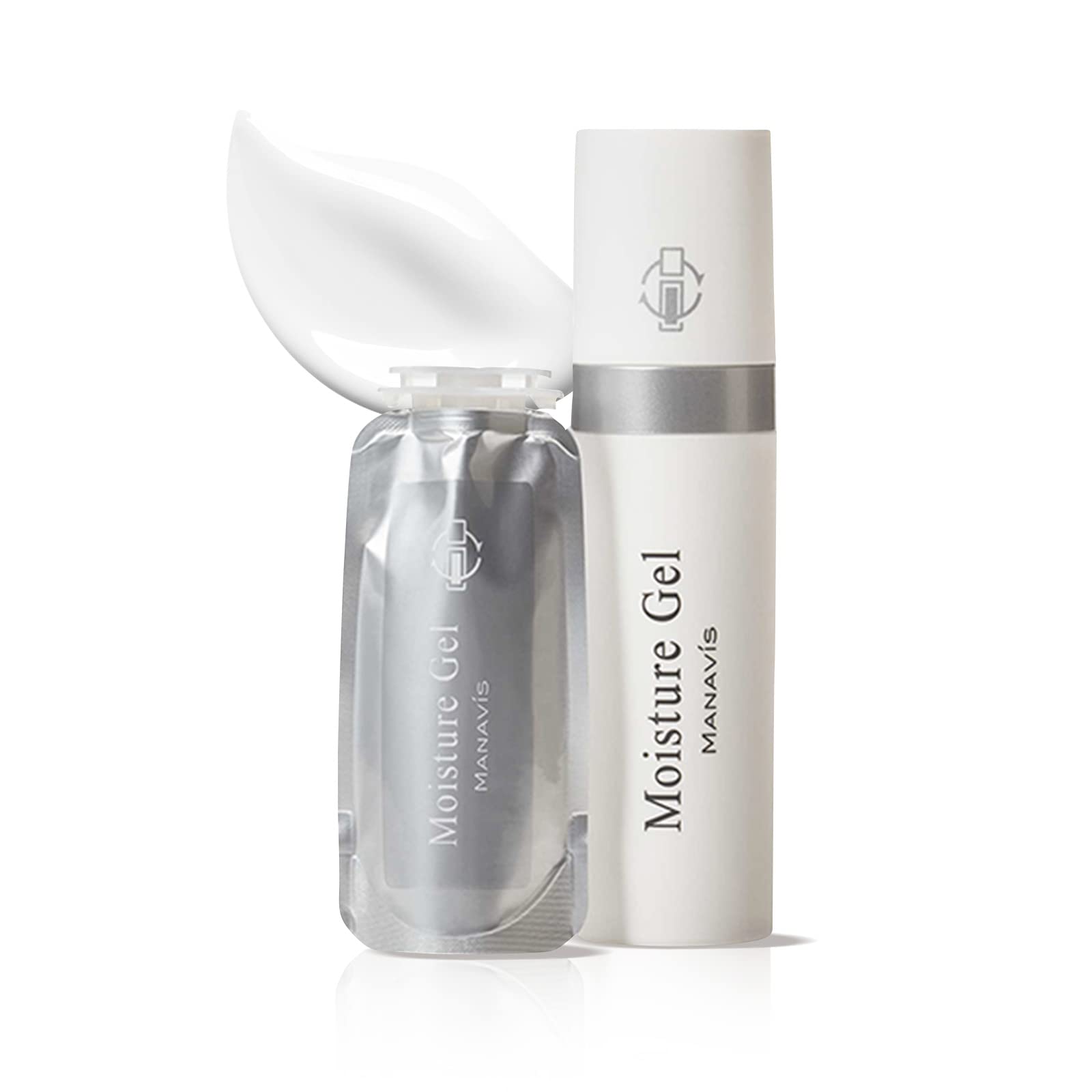 [MANAVIS Cosmetics Moisture Gel - Refill + Dedicated Bottle -] MANAVIS Gel-type moisturizing lotion 33g. Moisturizes face, eye area, mouth area,
