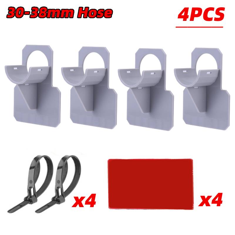 

Swimming Pool Pipe Holder Water Hose Support Holder Soft Tube Outlet Mount Bracket with Tie Clam for 30-38mm Bracket Accessories