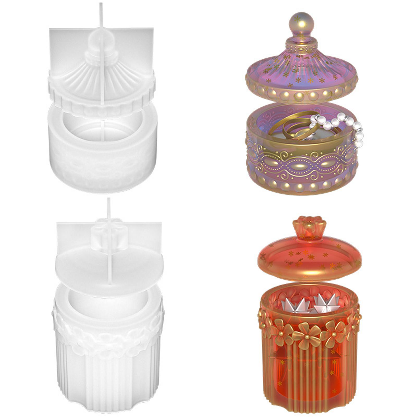 

Формы для банок, коробки для хранения, силиконовые формы, кружевные шкатулки для украшений, формы из эпоксидной смолы, контейнеры, формы для художественных поделок своими руками