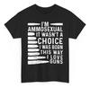 Unisex Shirt Cotton Oversize Large Size Guns Owner, Camisa Masculina I'm Ammo-sexual I Love
