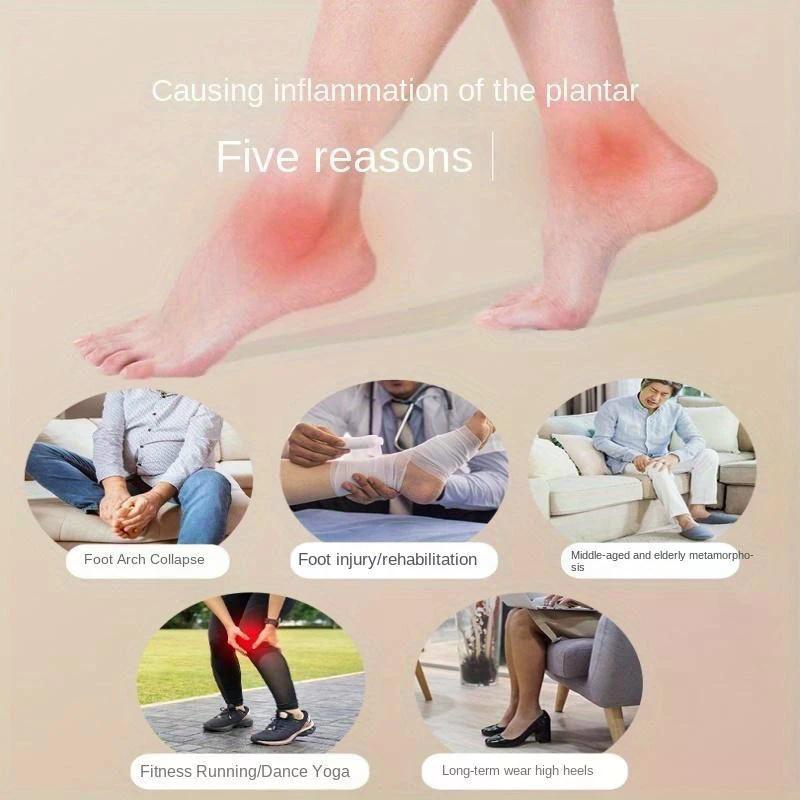Foot Massager Massage Roller Yoga Massage Ball Plantar Fascia Roller Muscle Relaxation Care Plastic Manual Foot Massager Rollers