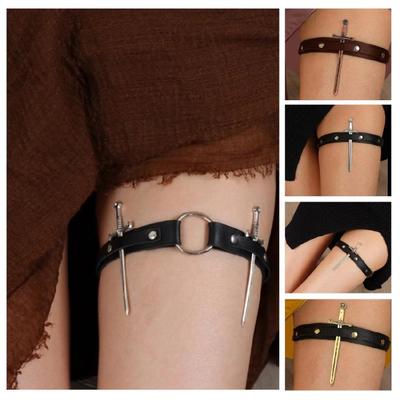 Medieval Wear Leg Chain Belt for Women Body Chain Dance Proms Leg Chain for Party and Cosplay Accessories