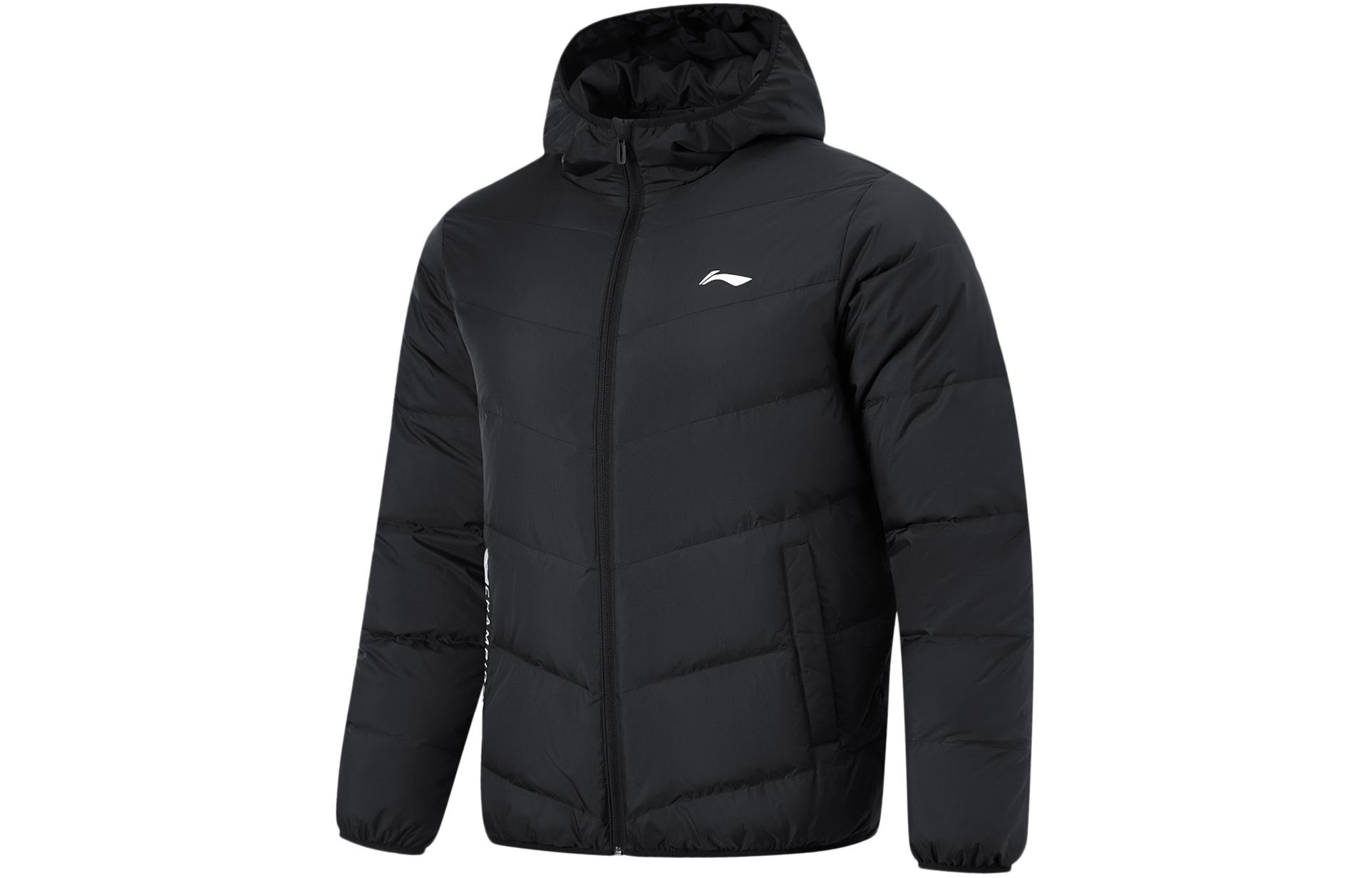 Li Ning Table Tennis Collection Down Jacket Unisex Black AYMU287-3 S