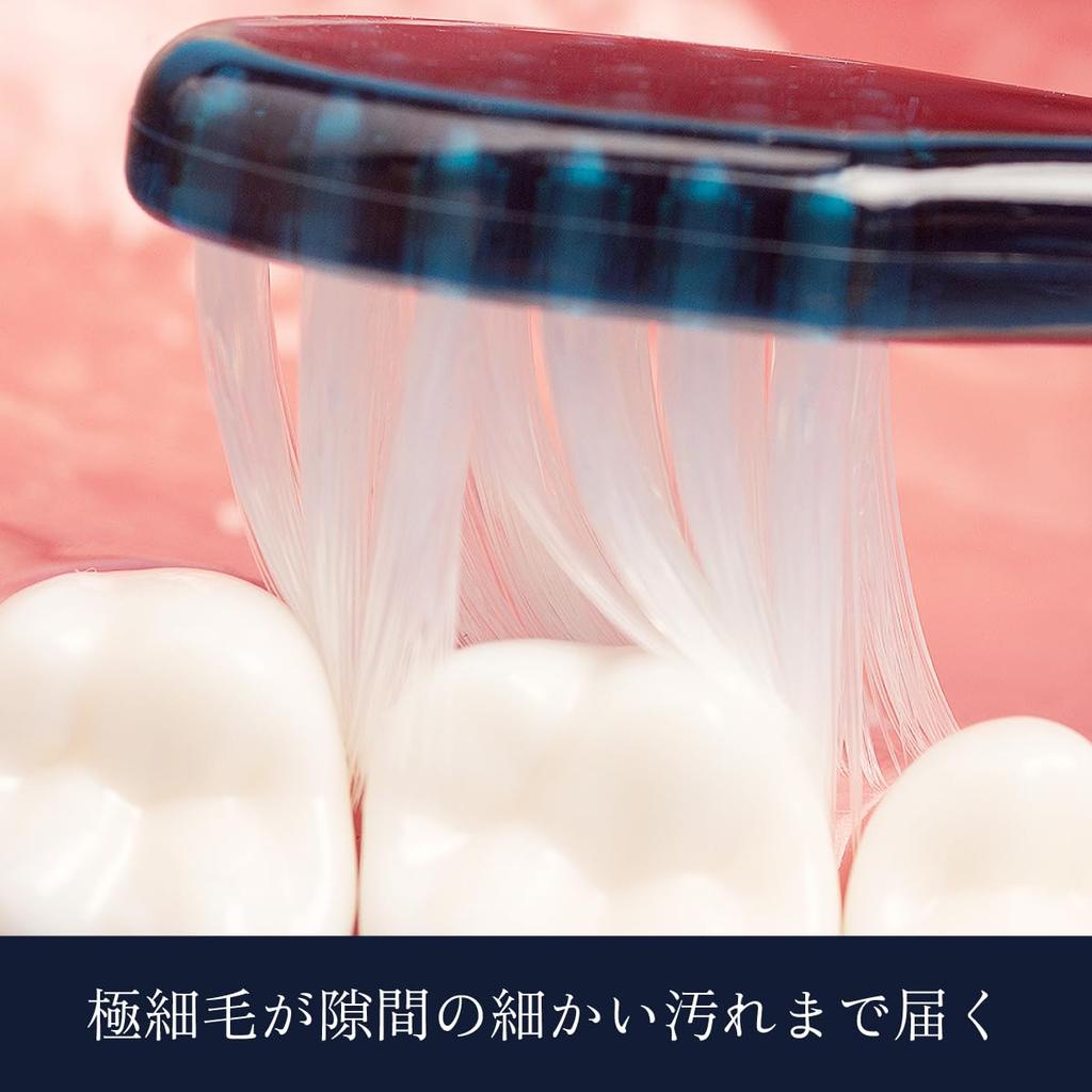 NOILA Toothbrush Set Natural Bristles Long Neck Hypoallergenic Bad Breath Removal