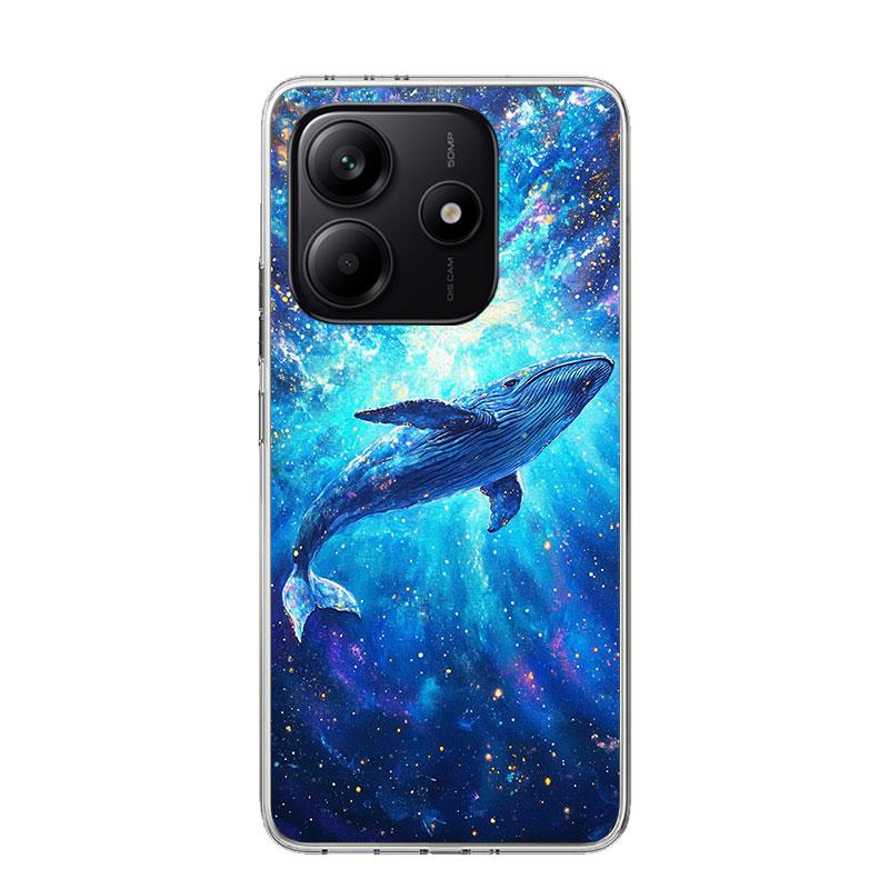 Humpback Whale Sea Giant Phone Case For Xiaomi Redmi Note 15 14 13 12S 12 Pro Plus 11S 11E 11 11T 10S 10 Art Soft Pattern Cover