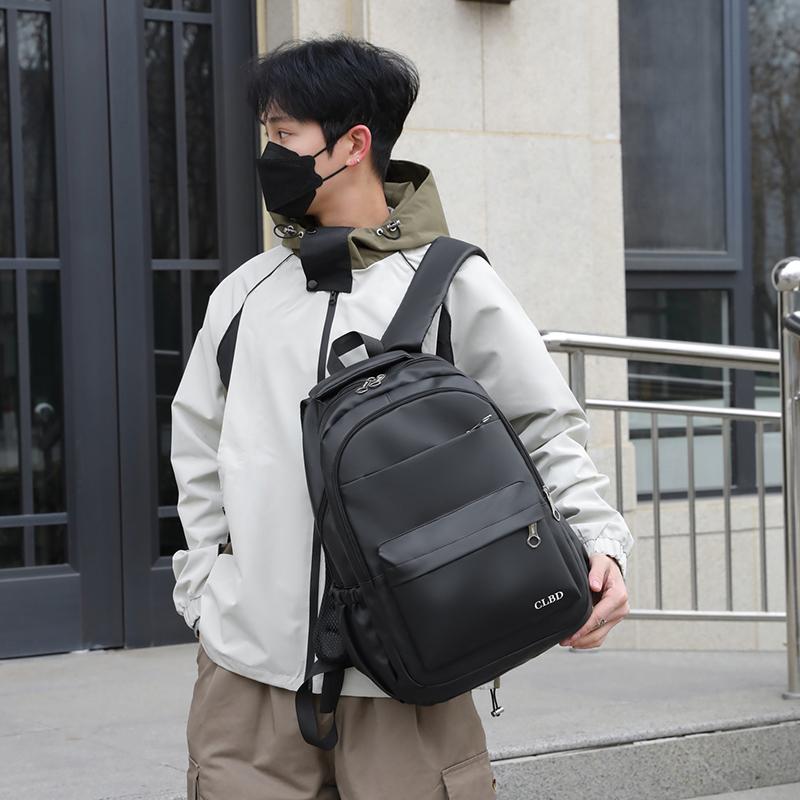Batoh Set Student Schoolbag Muž Business Water-Repellent Backpack
