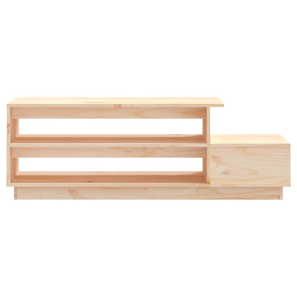  Coffee Table, 120x50x40.5 Cm, Solid Pine Wood