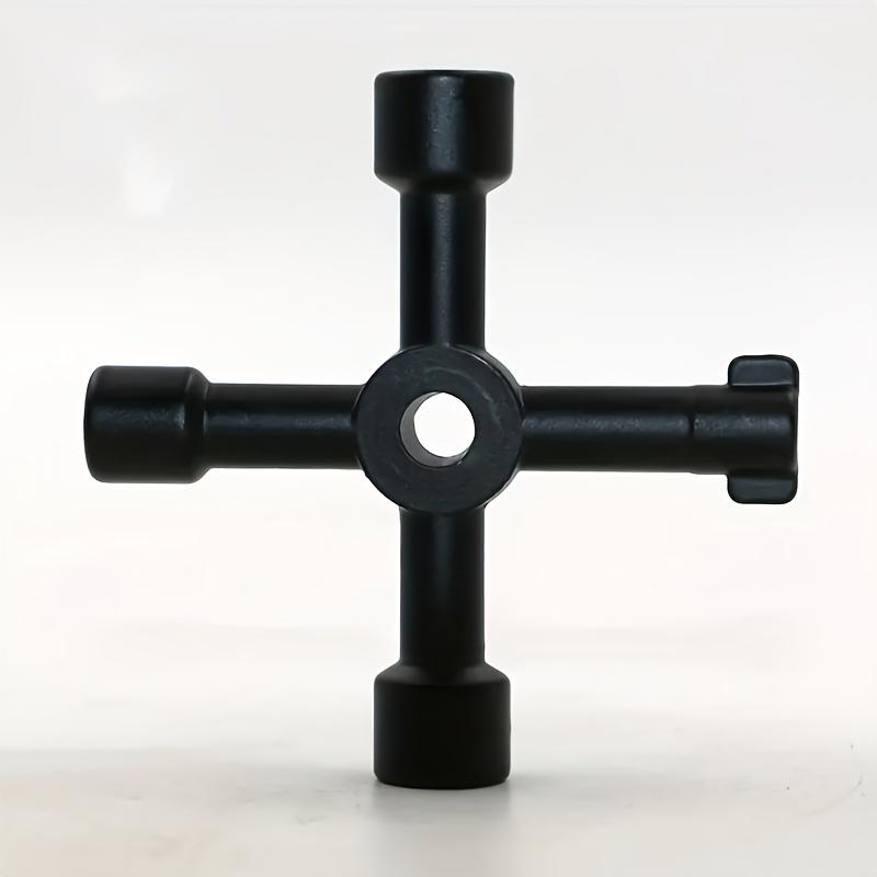 

4-направленный безключевой гаечный ключ из высокоуглеродистой стали, многофункциональный внутренний треугольный храповый инструмент для водяного клапана, дверных замков и точных регулировок