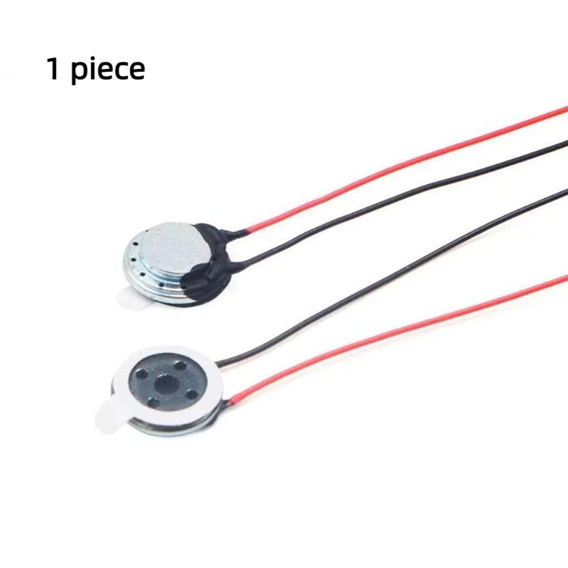 1/5/10Pcs 10mm Diameter Mini Loudspeaker Ultra-thin 8Ohm 0.5W 1W Round Speaker For Mobile Phone Repair Audio DIY