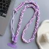 Colorful Braided Crossbody and Anti-Lost Adjustable Strap for Girls - Keychain and Mobile Phone Hanging Rope