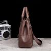 Retro Men's Portable Briefcase Casual Messenger Bag Crazy Horse Leather Men's Bag Horizontal Shoulder Bag
