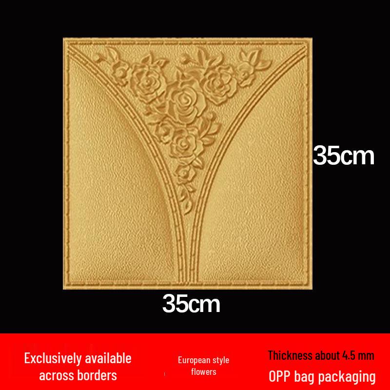 Wasserdichte selbstklebende Schaumstoff-Sticker für Decke & Wand - Feuchtigkeitsbeständige Dekorations-Tapete