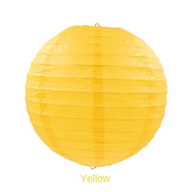4/6/8/10/12/14/16inch Chinese Paper Ball Lampion Hanging White Wedding Decoration Paper Lanterns Lampshade Birthday Party Decor