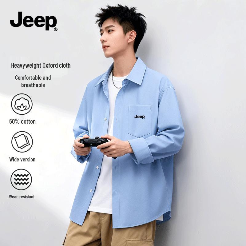 JEEP Men s Spring Commuter Long-Sleeve Business Shirt L