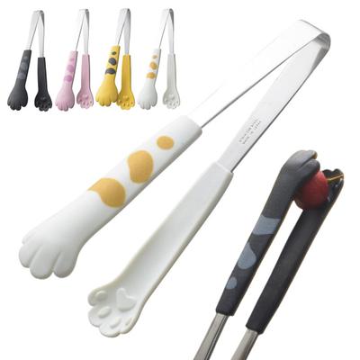 Food Clips Cat Paw Styling Food Tongs Salad Bread Baking Dessert Clips 430 Stainless Steel Food Tongs