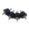 4Pcs Cushion Anti Vibration Rubber Mount Damper Air Conditioner Bracket Shock Pad Cushion  Roofs
