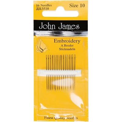 Embroidery Needles - Size 10 - 16 Pcs
