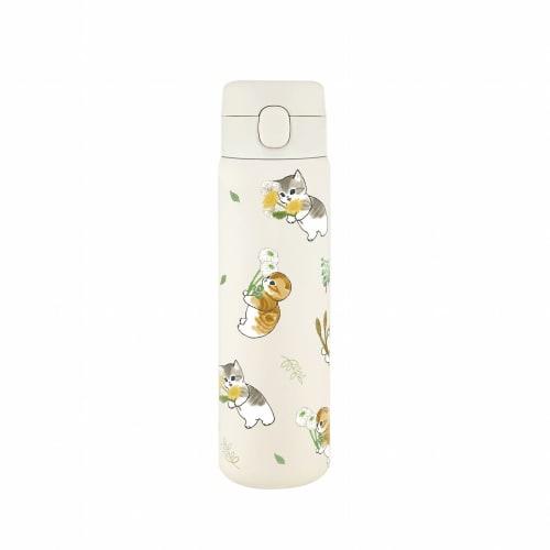 Toa Metals (Toa) mofusand Stainless Steel One-Push Bottle, 480ml (Spring Fairy Design), 53-2078