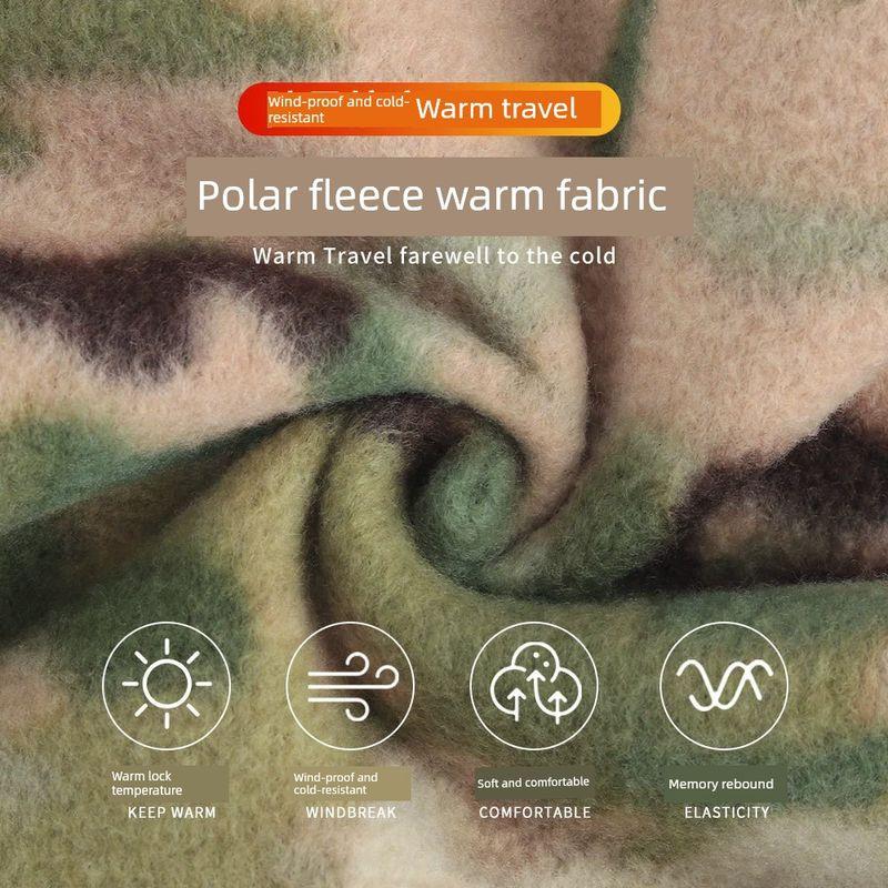 Camouflage Fleece Warm Cycling Skiing Headgear Hat