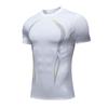 Compression Running Shirt Men Quick Dry Short Sleeve Sportswear For Male Gym Clothing Fitness Tee Training Workout Top Printing