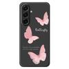 For Samsung Galaxy A17 5G Case Butterfly Pattern Printing Straight Edge TPU Phone Back Cover